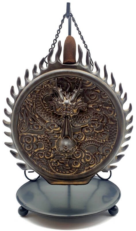 Porta Incenso Di Riflusso Drago Sospeso 24 cm