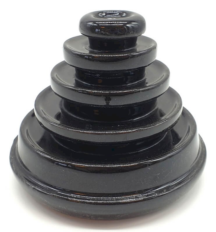 Porta Incenso Di Riflusso Piramidale Ceramica 11 cm