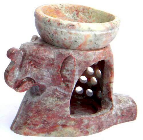 Bruciatore Olio Piedra Elefante & Coppetta 10cm