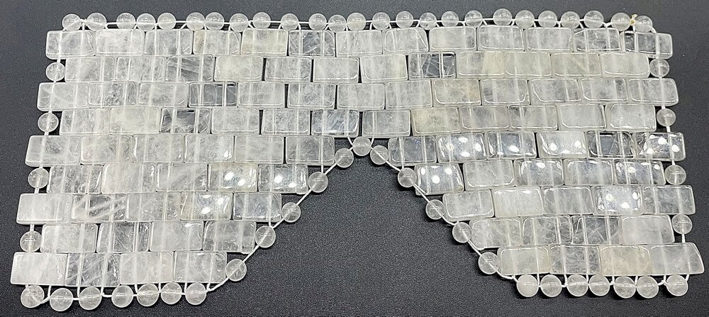Maschera da meditazione per gli occhi in cristallo di rocca