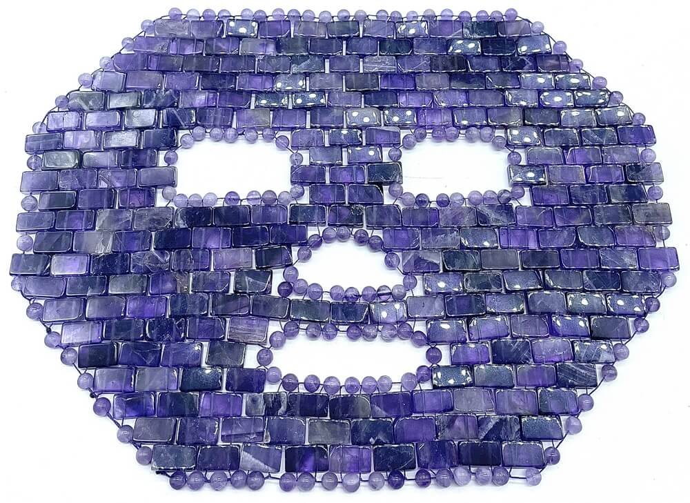 Maschera da meditazione integrale con ametista