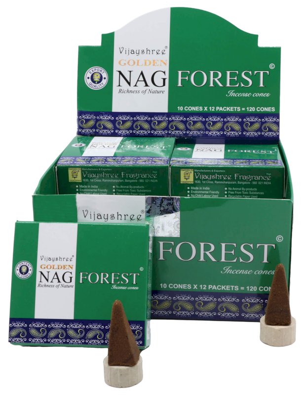 Incensi Golden Coni Nag Forest