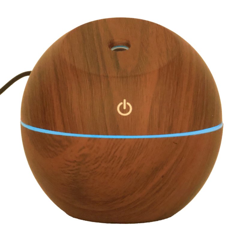 Umidificatore d'Aria con Piattino Nero 10 cm