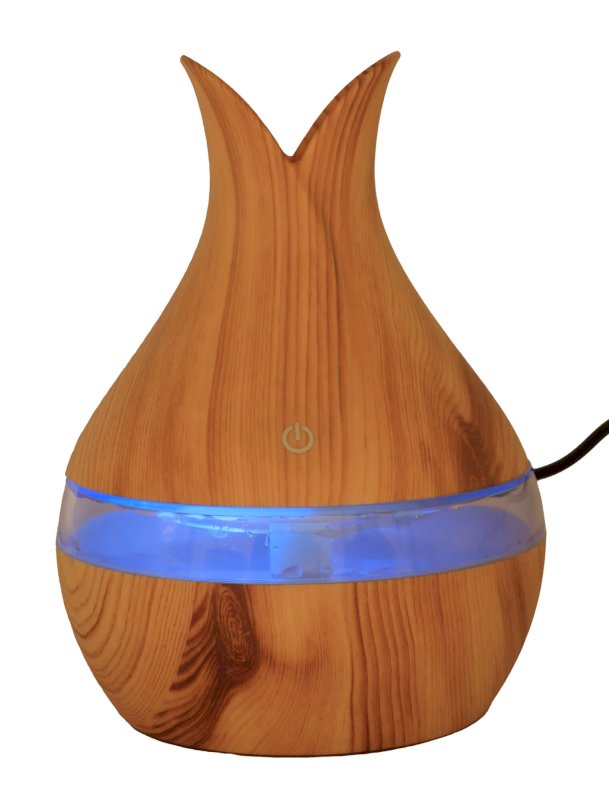 Umidificatore d'Aria Vaso in Legno 15cm