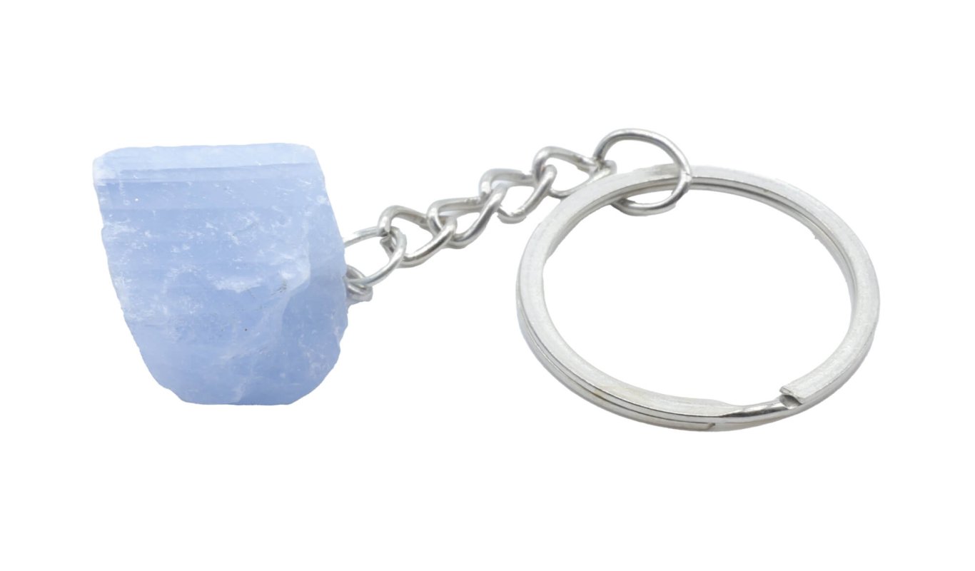 Portachiavi Acquamarina Grezza 3cm