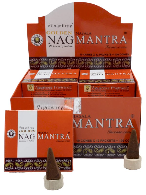 Incensi Golden Coni Nag Mantra