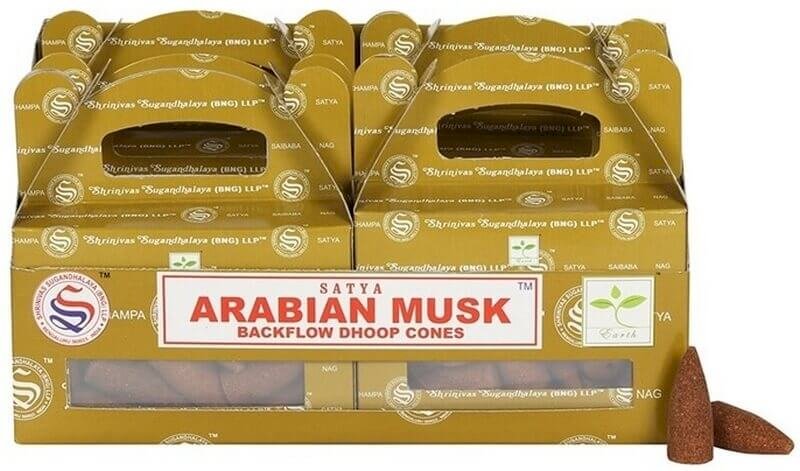 Coni di Riflusso Satya Muschio Arabo 6pz