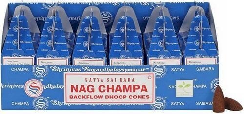 Coni di Riflusso Satya Nag Champa 6pz