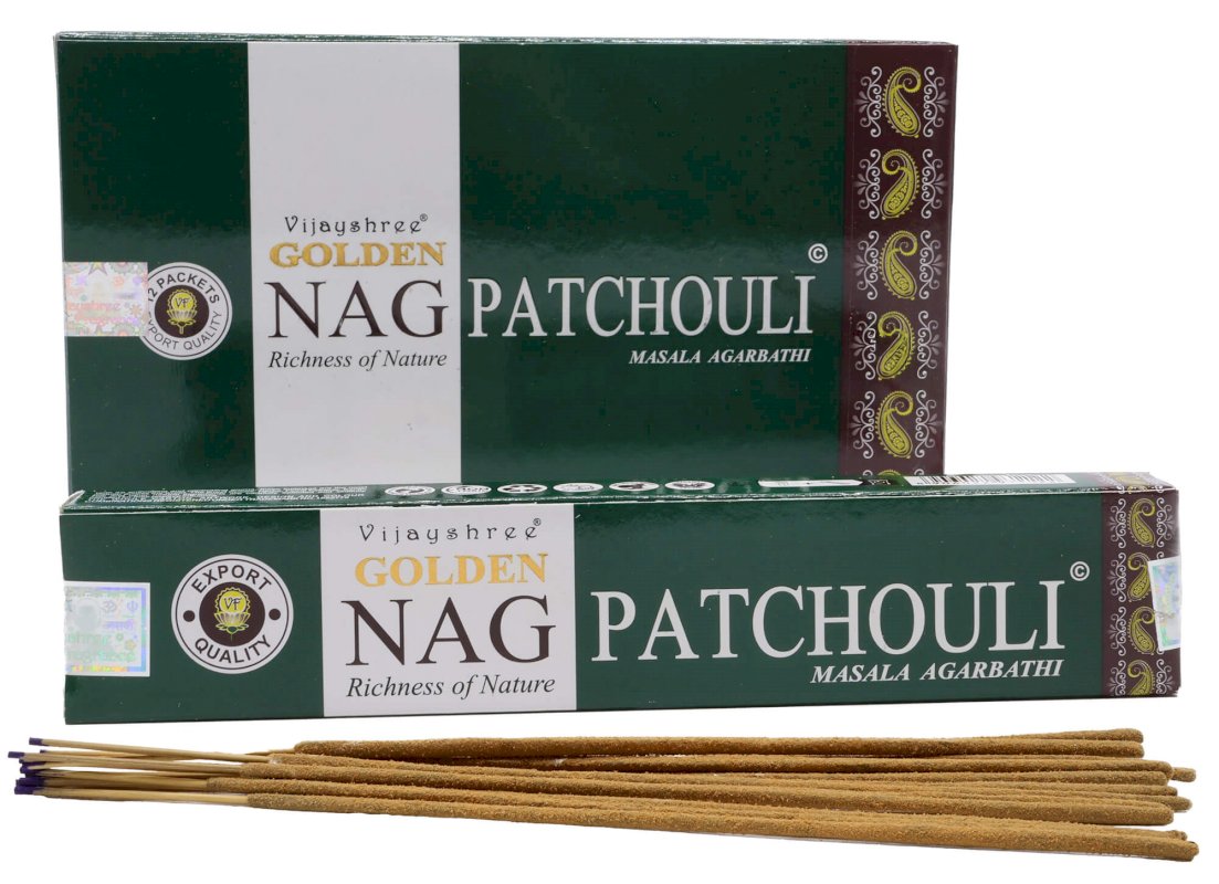 Incensi Golden Nag Patchouli 15g