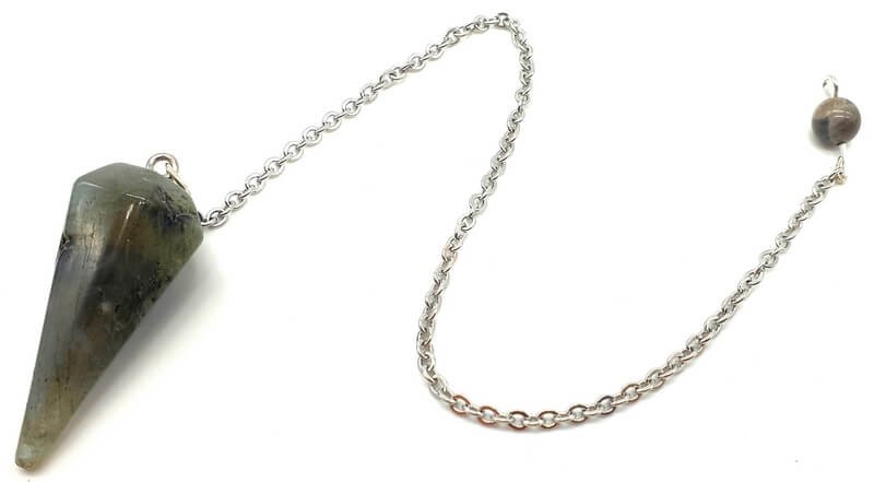 Pendolo conico in labradorite 3,5 cm