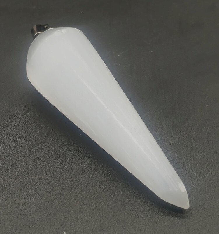 Pendolo Selenite Lucido 4cm
