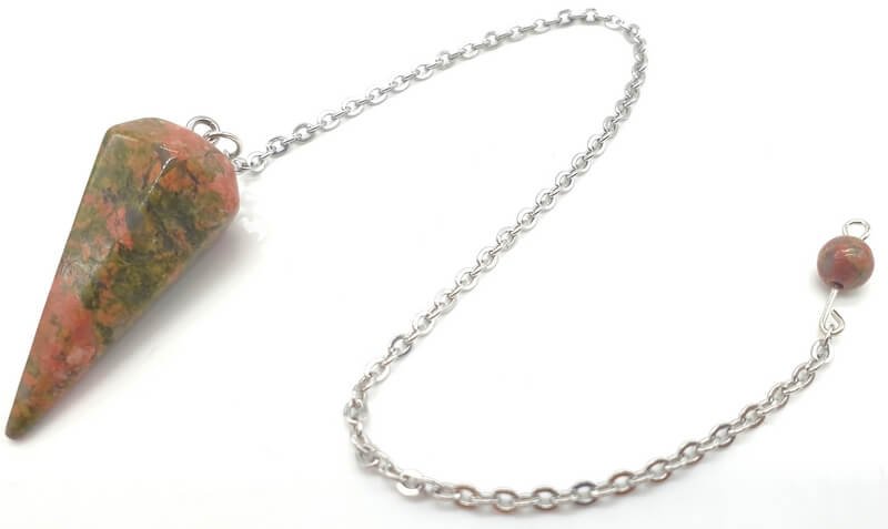 Pendolo conico Unakite 3,5 cm