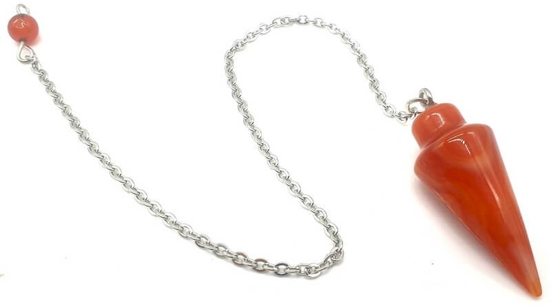 Nastro Pendolo Goccia Corniola 3cm