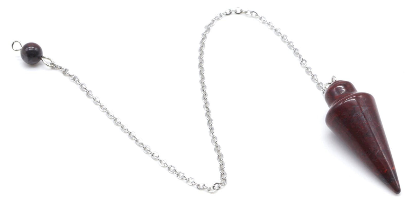 Pendolo a goccia di diaspro arcobaleno 3 cm