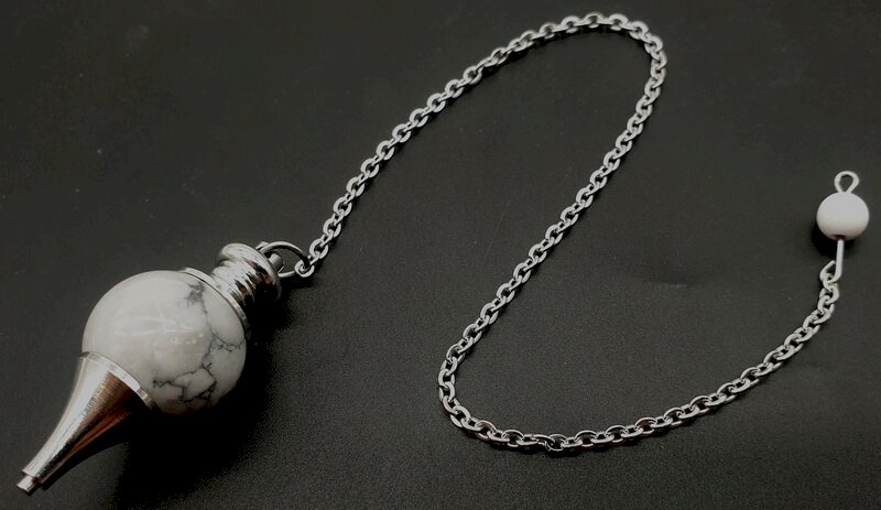 Pendolo a sfera Howlite 4 cm