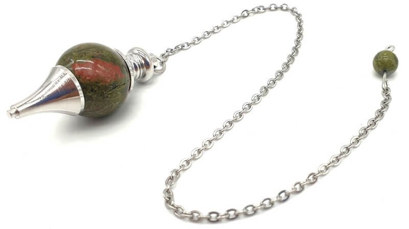 Pendolo a sfera Unakite 4cm