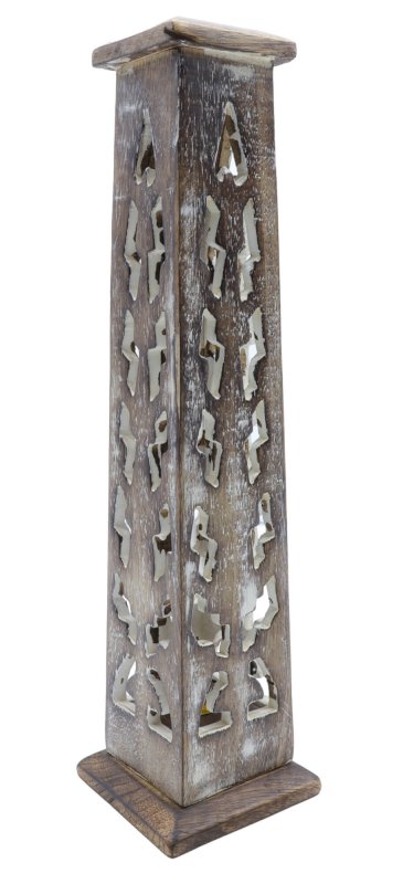 Portaincenso Legno Torre Fulmine 30cm