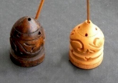 Portaincenso Legno Mini Spirale 5cm