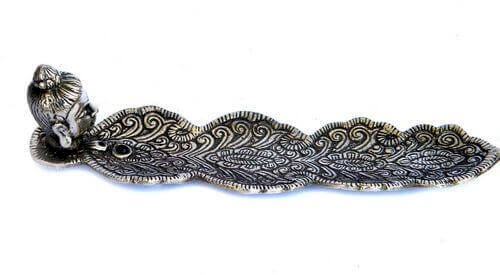 Portaincenso Metallo Buddha 21 cm