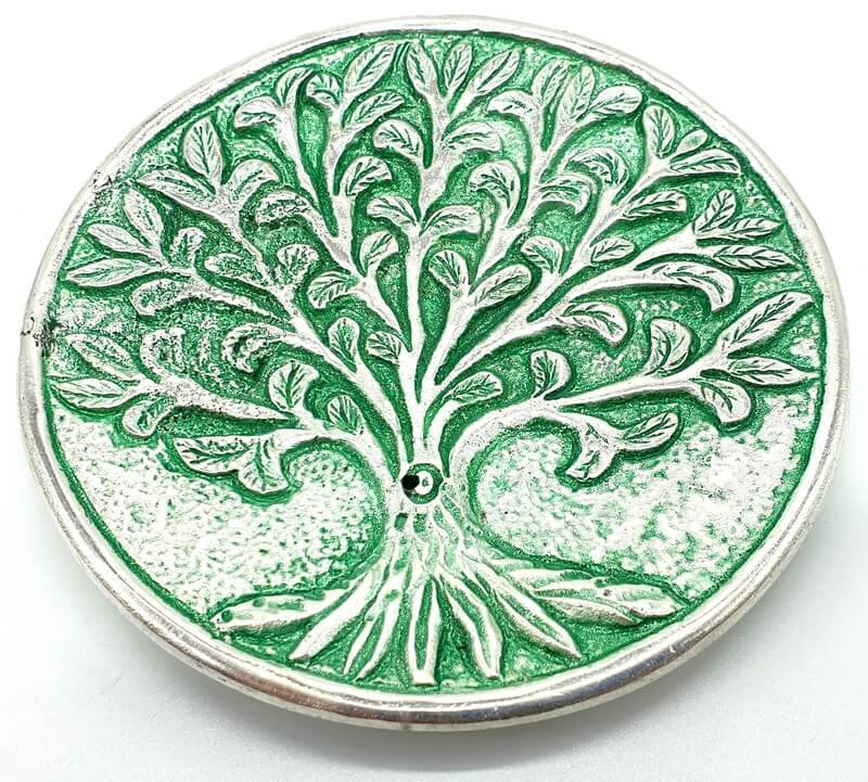 Portaincenso in metallo Albero della Vita 10cm