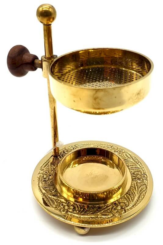 Scaldapiatti Bronzo Resina 11cm