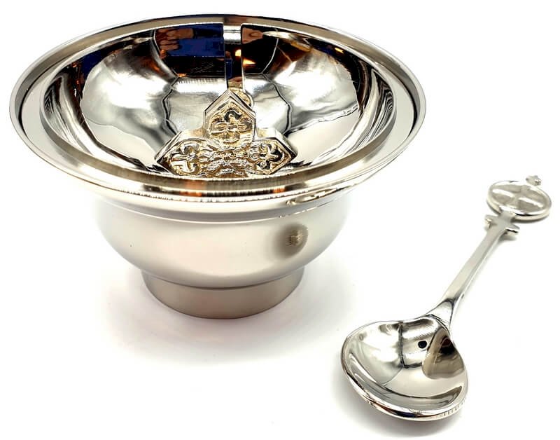 Cucchiaio Bruciatore Resina Nickel 12cm