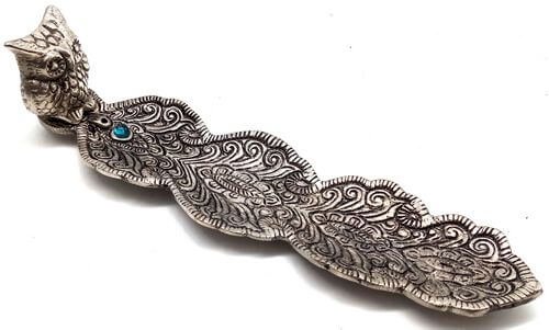 Portaincenso Metallo Gufo 21cm