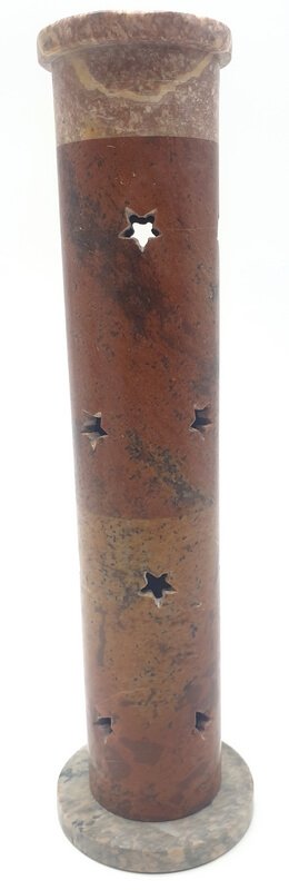 Portaincenso Pietra Torre Antica & Stelle 27cm