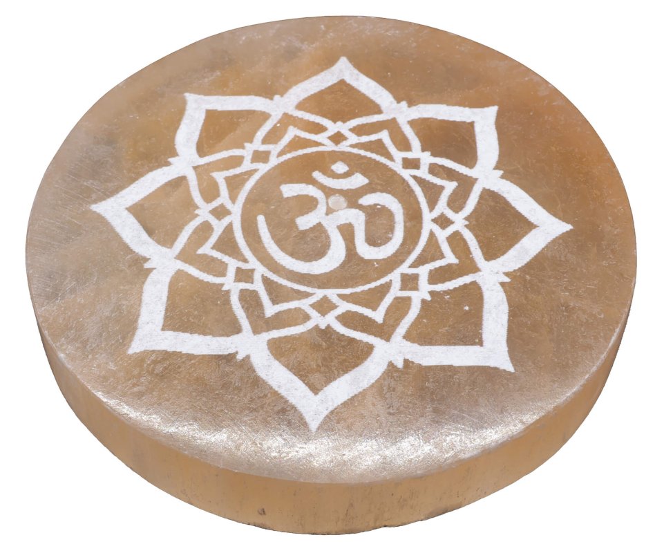 Portaincenso in Selenite Arancione OM 10cm