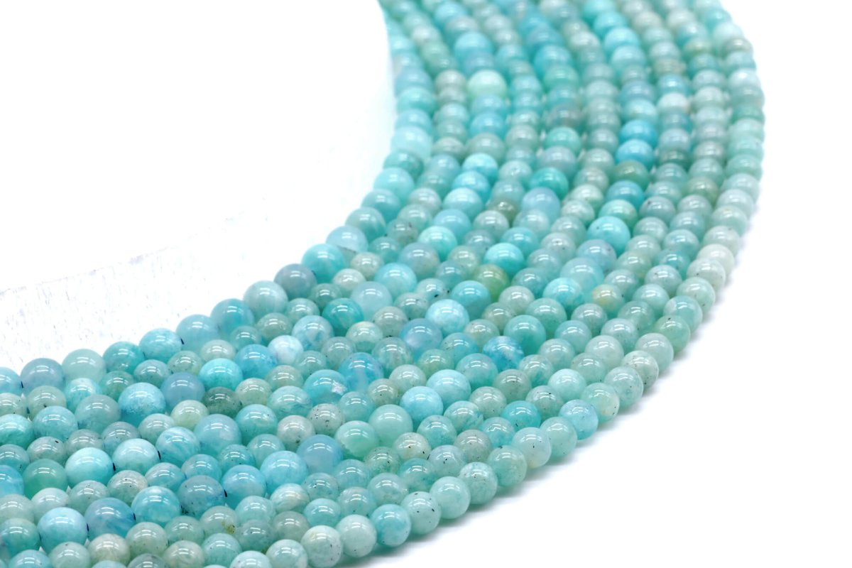 Perles Amazonite 'AA' 4mm su filo 40cm