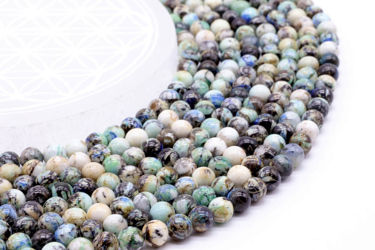 Perles Baryte 'AAA' 6mm su filo 40cm