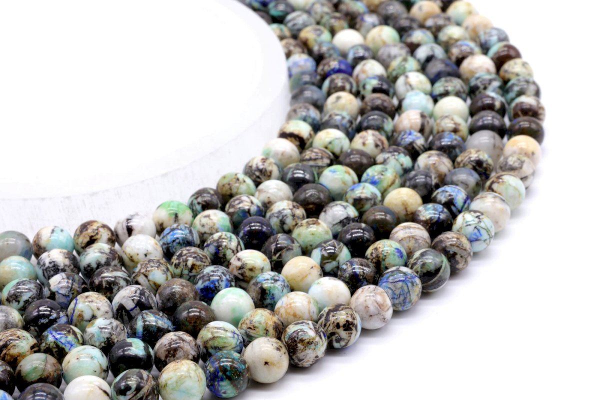 Perles Baryte 'AAA' 8mm su filo 40cm