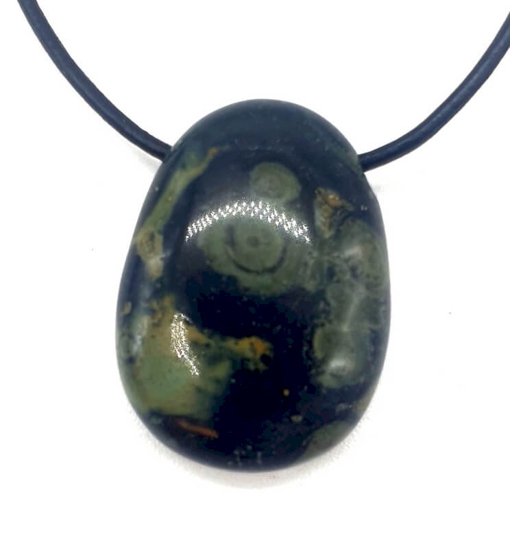 Jasper Kambaba arrotolato forato 3 cm