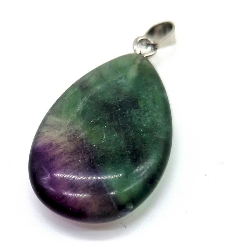 Pendente a Goccia Fluorite 3cm