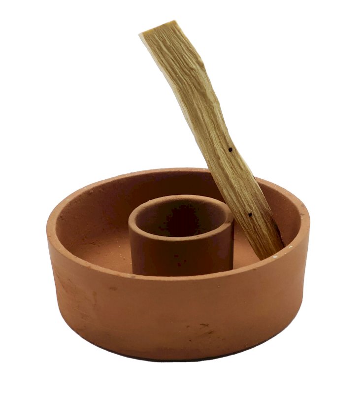Bruciatore Palo Santo in Terracotta 9cm