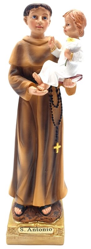 Statua in resina Sant'Antonio da Padova 20cm