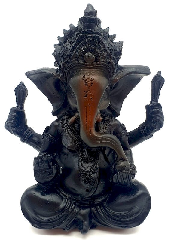 Statua in resina Ganesh Antique 13cm