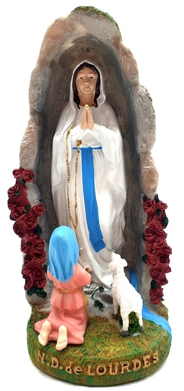 Statua Madonna di Lourdes in Resina 20cm