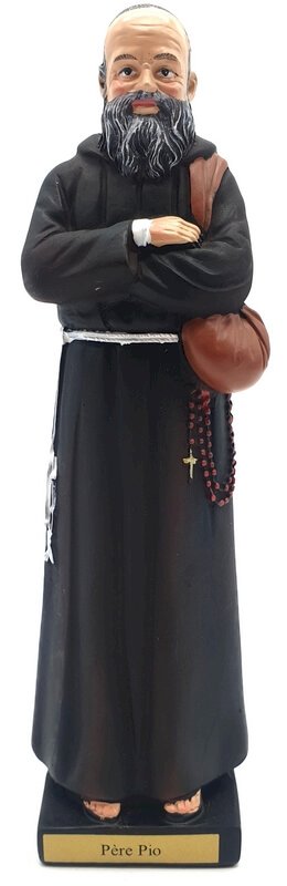 Statua Resina Padre Pio 20cm