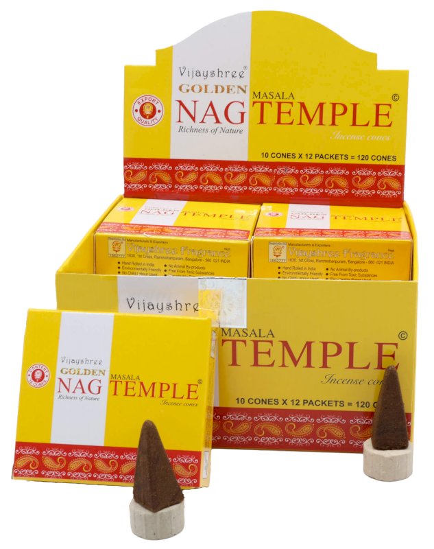 Incensi Golden Coni Nag Temple