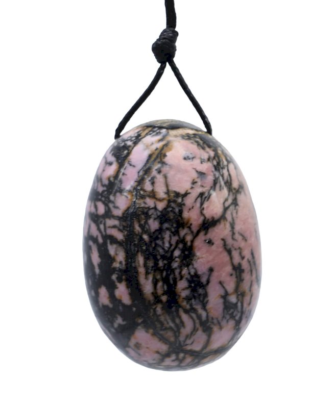 Uovo Yoni di rodonite 4,5 cm
