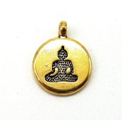 Charm Bouddha Or 2cm 50pz
