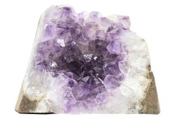 Mini Geode di Ametista AB Base Piatta 520g