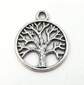 Charm Albero della Vita Argento 2cm 50pz