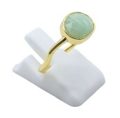 Anello in Argento 925 Amazzonite Design