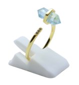 Anello in Argento 925 Acquamarina Punta