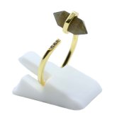 Anello in Argento 925 Labradorite Punta