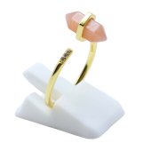 Anello in Argento 925 Pietra Solare Punta