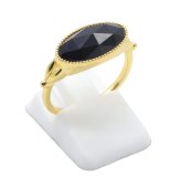 Anello in Argento 925 Onice Ovale