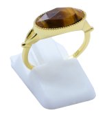 Anello in Argento 925 Occhio di Tigre Ovale